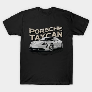 Porsche Taycan Luxury Car T-Shirt